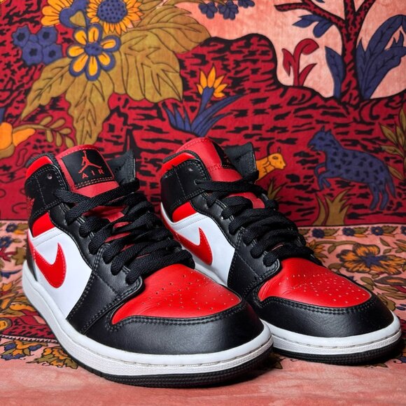 Red, White and Black Air Jordan 1 Nike’s - Picture 1 of 4